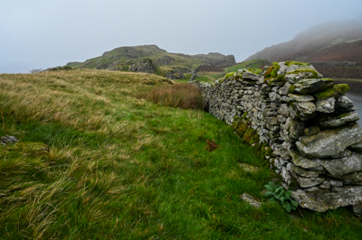 Dry stone wall